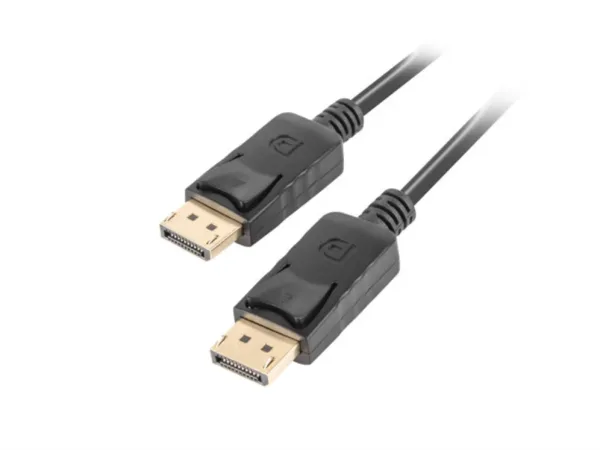 Cable Lanberg DisplayPort 4K V1.2 Macho/Macho 0.5M Negro