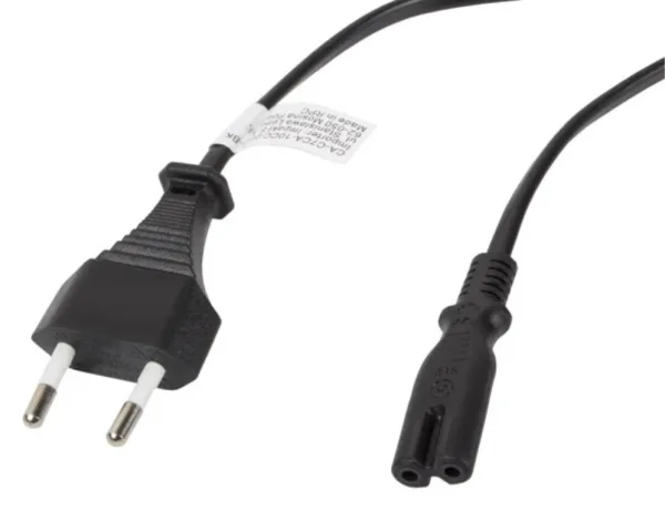Cable Lanberg de Alimentacion Ocho Cee 7/16 a Iec320 C7  Negro 3M