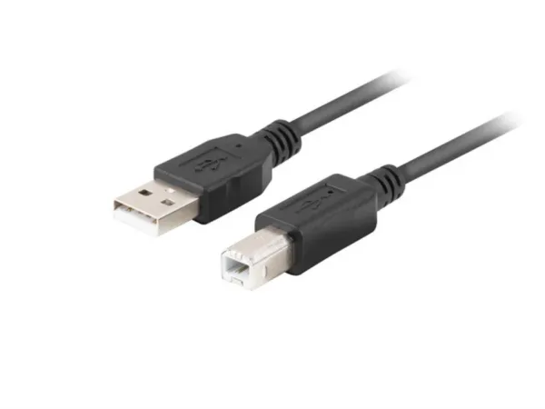 Cable Lanberg Impresora USB-A Macho-USB-B Macho 2.0 1M con Ferrita Caja Retail