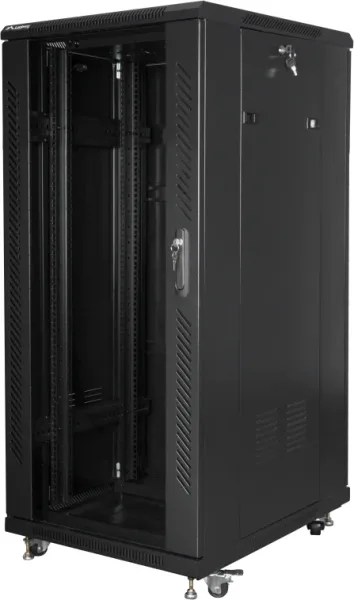 Armario lanberg rack 19 pulgadas 27u 600x800 negro