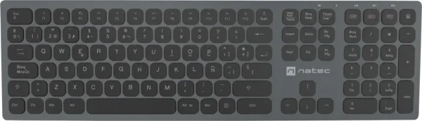 Teclado Natec Dolphin Slim Bluetooth Aluminio