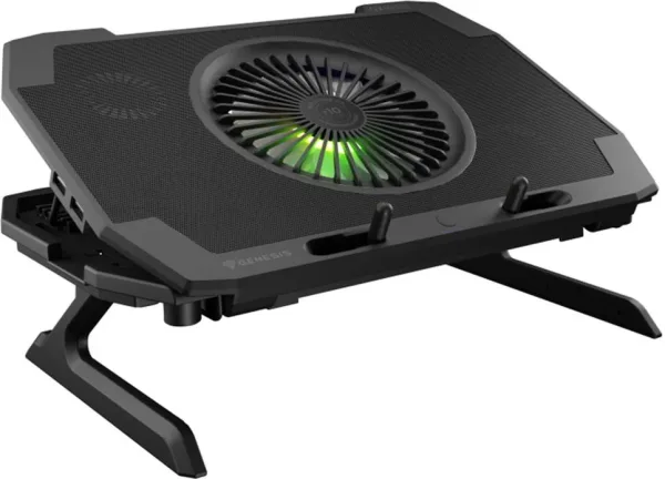 Base refrigeradora genesis oxid 850 RGB para portatil 15.6 pulgadas - 17.3 pulgadas USB