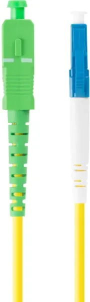 Latiguillo fibra optica lc - upc a sc - apc lanberg 2m mono simplex g657a1 lszh amarillo