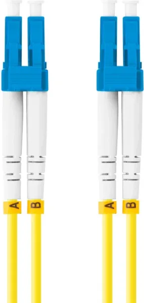 Cable de Fibraoptica Lanberg 2M Mono Lc/Upc-Lc/Upc Duplex G657A1 Lszh Amarill
