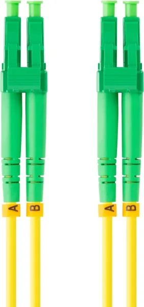 Cable de Fibraoptica Lanberg 3M Mono Lc/Apc-Lc/Apc Duplex G657A1 Lszh Amarill