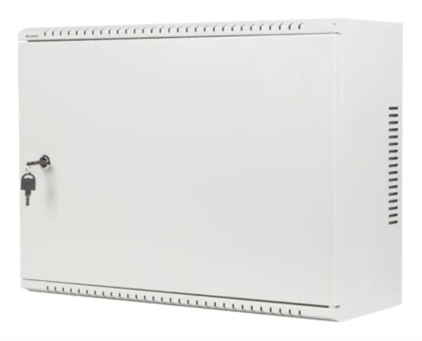 Armario Rack 19" Mural 4U+3U/540X200 Bajo Perfil Gris (Montado)
