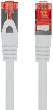 Cable red lanberg latiguillo cat.6 s - ftp lszh cu 2m gris fluke passed