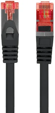 Cable red lanberg latiguillo cat.6 s - ftp lszh cu 10m negro fluke passed