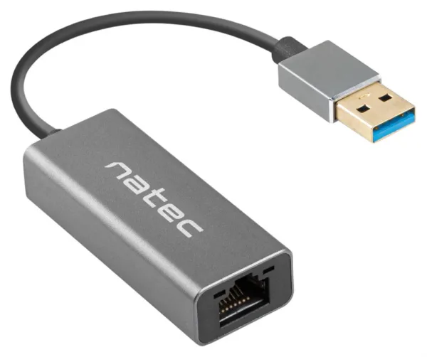 Adaptador Natec Cricket USB 3.0 a Ethernet Rj45 1GB