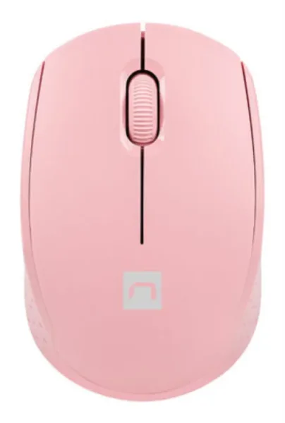 Raton Natec Stork Optico 1600 Dpi Rosa Rf Inalambrico Pilas