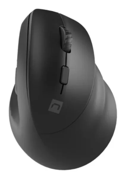 Raton Natec Crake 2 Vertical Diestro Dual 2400 Dpi Negro Bluetooth Pilas