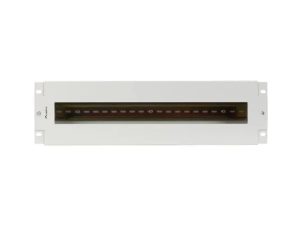 Panel Lanberg Distribuidro de Tension 19" 3U con Rail Din Ts-35 Gris