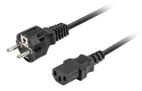 Cable de Alimentacion Lanberg Schuko Cee 7/7 a Iec320 C13 1.8M Recto