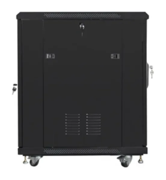 Armario Rack Lanberg 19? 15U 600X800 Flat Pack Negro Puerta Malla