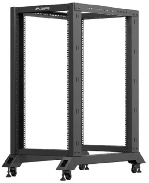 Armario Lanberg Abierto Rack 19? 22U 600X1000 Negro