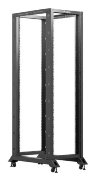 Armario Lanberg Abierto Rack 19" 42U 600X1000 Negro