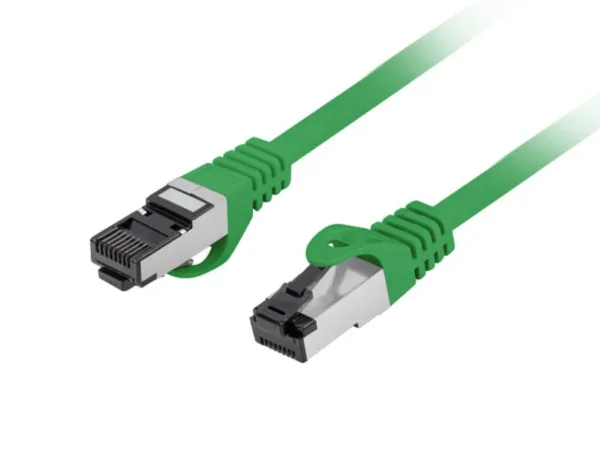 Cable Red Lanberg Latiguillo Cat.8.1 S/Ftp Lszh Cu 0.5M Verde Fluke Passed