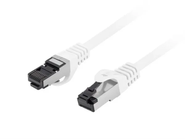 Cable Red Lanberg Latiguillo Cat.8.1 S/Ftp Lszh Cu 0.5M Blanco Fluke Passed