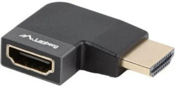 Adaptador HDMI 8K lanberg macho - hembra angulo derecha