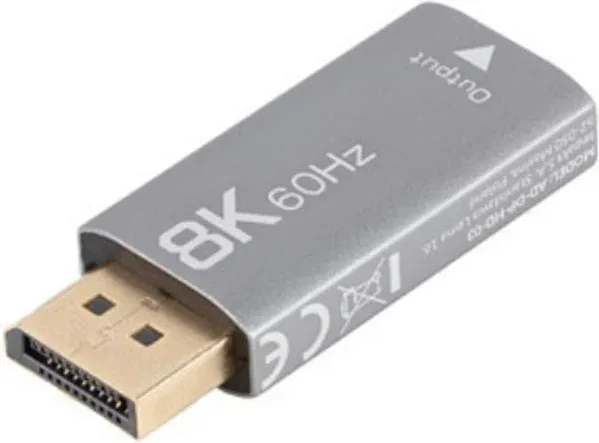 Adaptador 8K DisplayPort a HDMI lanberg macho - hembra