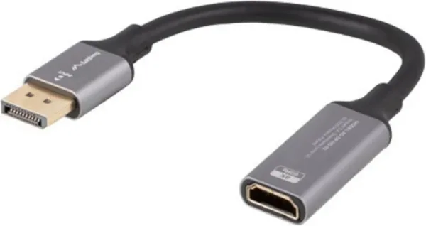 Adaptador 4K DisplayPort a HDMI lanberg 20cm -  macho - hembra