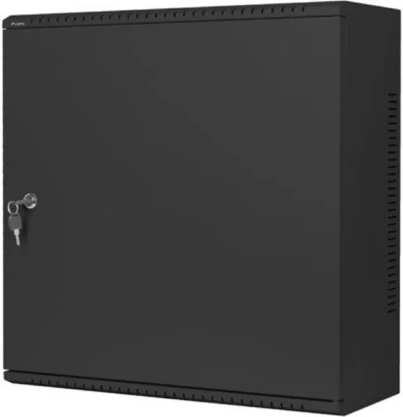 Armario Lanberg Mural Rack 19" 6U+3U/540X200 Bajo Perfil Negro Ensamblado