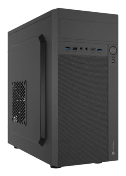 Caja Natec Helix Matx Minitorre 1Xusb-C 2Xusb3.0 1Xusb2.0 Negro sin Fuente