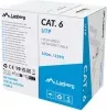 Bobina Cable de Red Lanberg Rj45 Cat.6 Utp Solido Cu Cpr 100M Gris Fluke Passed