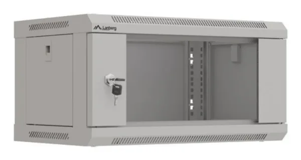 Armario lanberg 19 pulgadas 4u -  540x350 gris