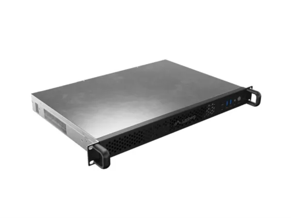 Caja Servidor Lanberg Itx para Rack 19'' 1U 300/10 2Xusb 3.0, 4 Ventiladores