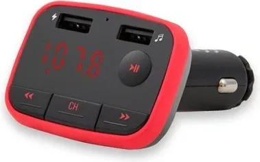 Transmisor Fm Coche con Cargador 2.4A Savio Tr-10