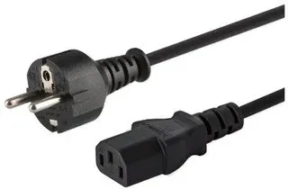 Cable Alimentación 1.8M Schuko-Iec C13 Savio