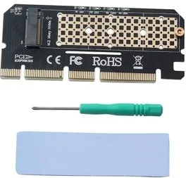 Tarjeta Adaptadora Savio de Pci-E a M2 NVMe M-Key
