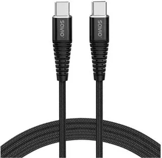 Cable USB-C a USB-C Savio 5A 1M Cl-159