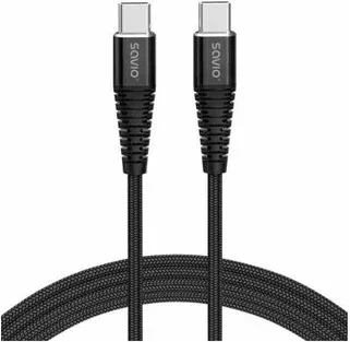 Cable USB-C a USB-C Savio 5A 2M Cl-160