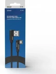 Cable Reversible USB Savio Micro a USB-A 1M Cl-161