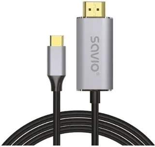 Cable USB-C a HDMI 2.0 4K 2M Savio Cl-171