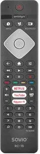 Mando Tv Savio Rc-16 Compatible Philips Smart Tv