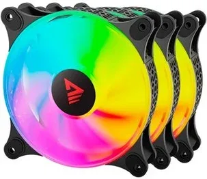 Ventilador 120X120 Savio Blast ARGB Pack 3 Uds
