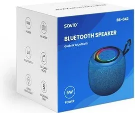 Altavoz Bluetooth 5.0 5W Negro Savio Bs-042