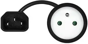 Adaptador de Corriente Savio Iec C14 a Cee 7/5(E)