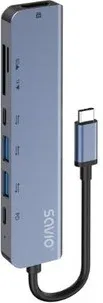 Hub Savio 7En1 USB-C  Ak-82
