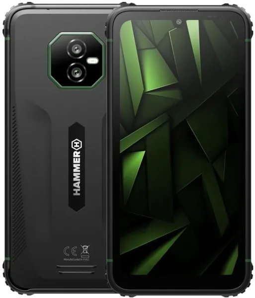 Telefono movil smartphone rugerizado hammer ranger 4g - 8gb -  256gb -  6 pulgadas -  negro - verde