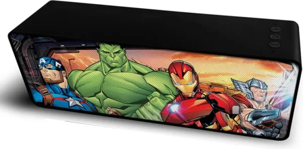 Altavoz ert group bt stereo 2.1 portatil inalambrico 10w avengers 006 marvel multicolor
