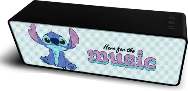Altavoz ert group bt stereo 2.1 portatil inalambrico 10w stitch disney azul