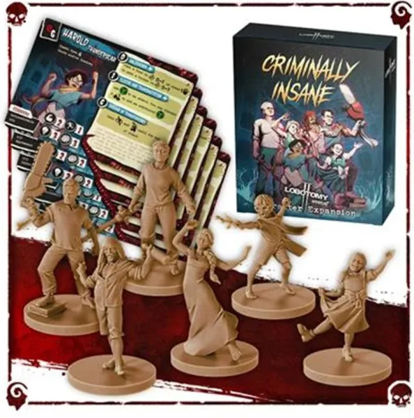 Juego de mesa lobotomy 2 criminally insane ward edad recomendada 14 años idioma ingles