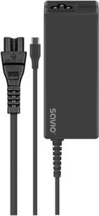 Adaptador Corriente Savio USB-C 65W Za-01