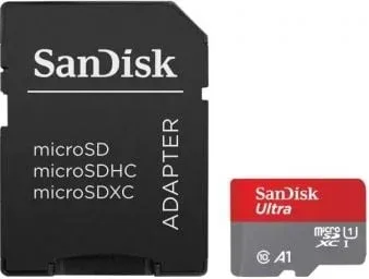 Tarjeta de Memoria SanDisk Ultra 64GB microSD XC con Adaptador/ Clase 10/ 140MBs