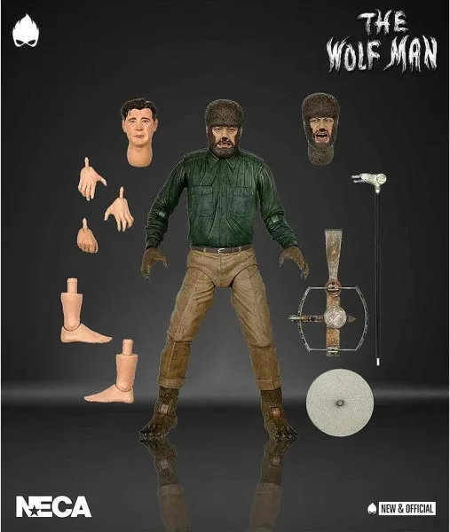 Figura neca universal monster scale action ultimate wolf