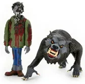 Pack 2 figuras neca toony terrors jack and kessler wolf werewolf in london